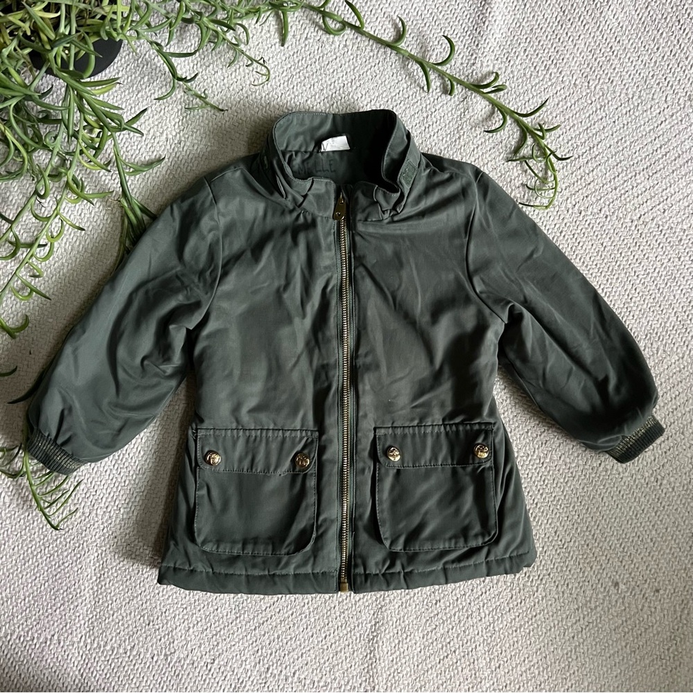H&M Green Zip Up Jacket
